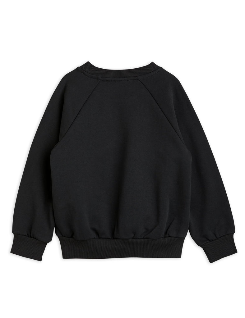 Basic Solid Sweatshirt (Black) by Mini Rodini