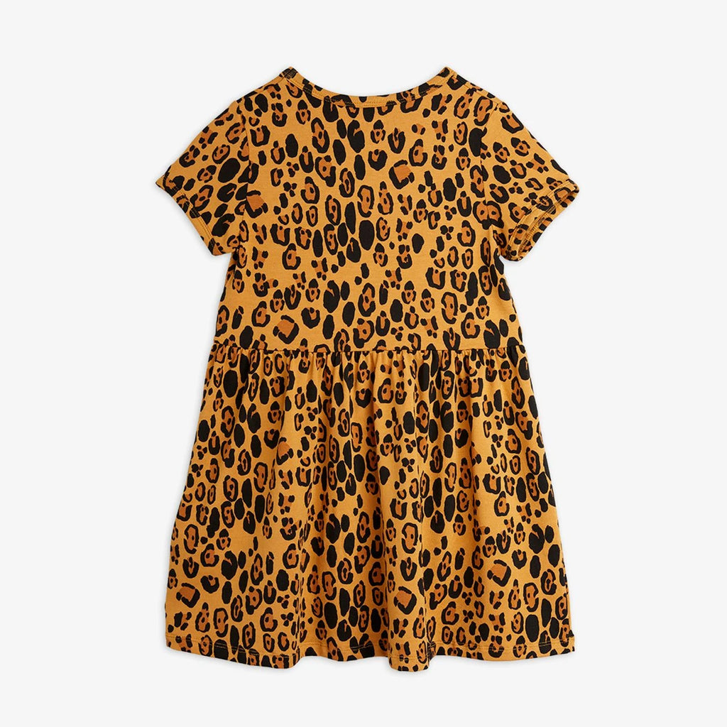 Leopard Short Sleeve Dress by Mini Rodini