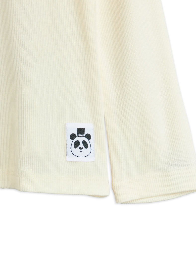 Modal Rib Turtleneck (Off-White) by Mini Rodini