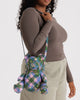 Bear Bag (Green Star Plaid) by Baggu