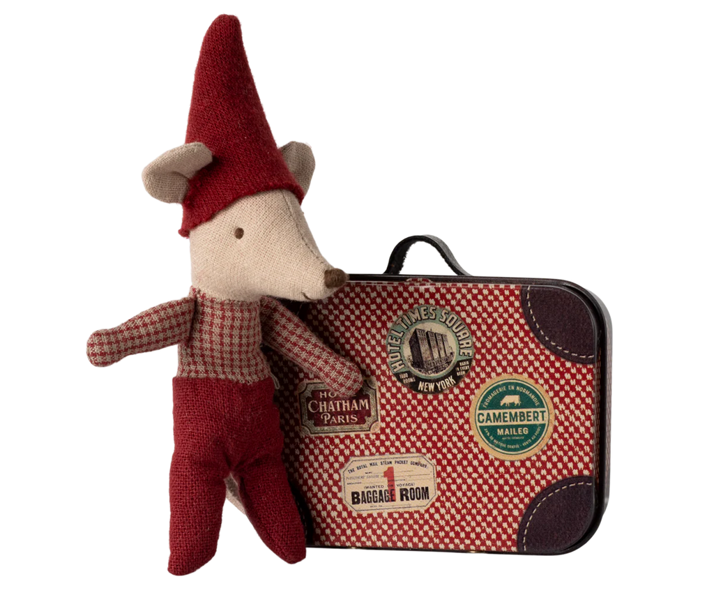 Baby Christmas Mouse Suitcase by Maileg