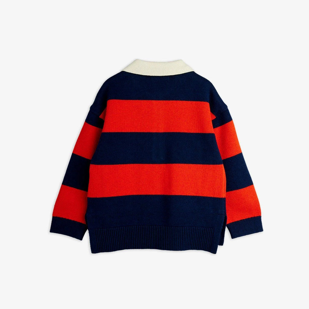 Clover Knitted Rugby Sweater by Mini Rodini