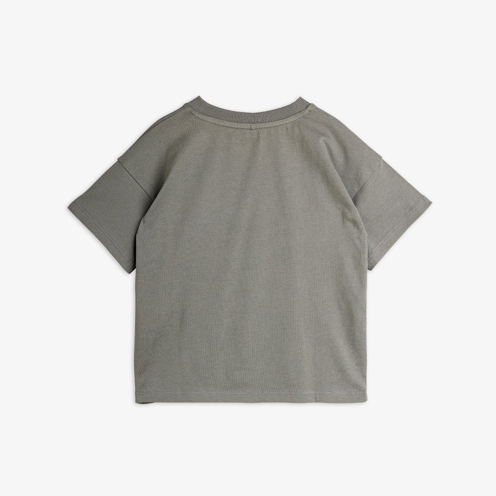 Dino Tee (Grey) by Mini Rodini
