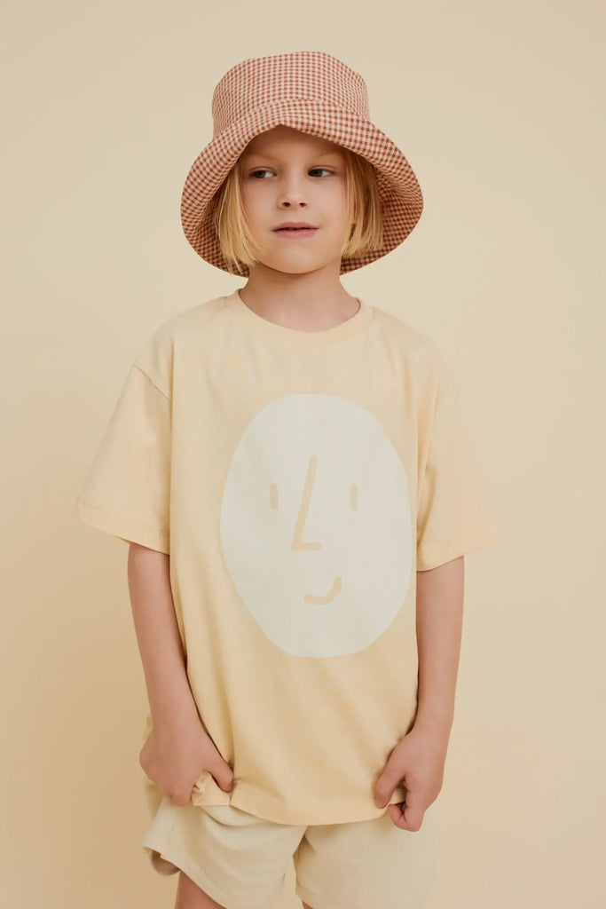 ORGANIC COTTON POTATO TEE (Off White) by OXOX CLUB