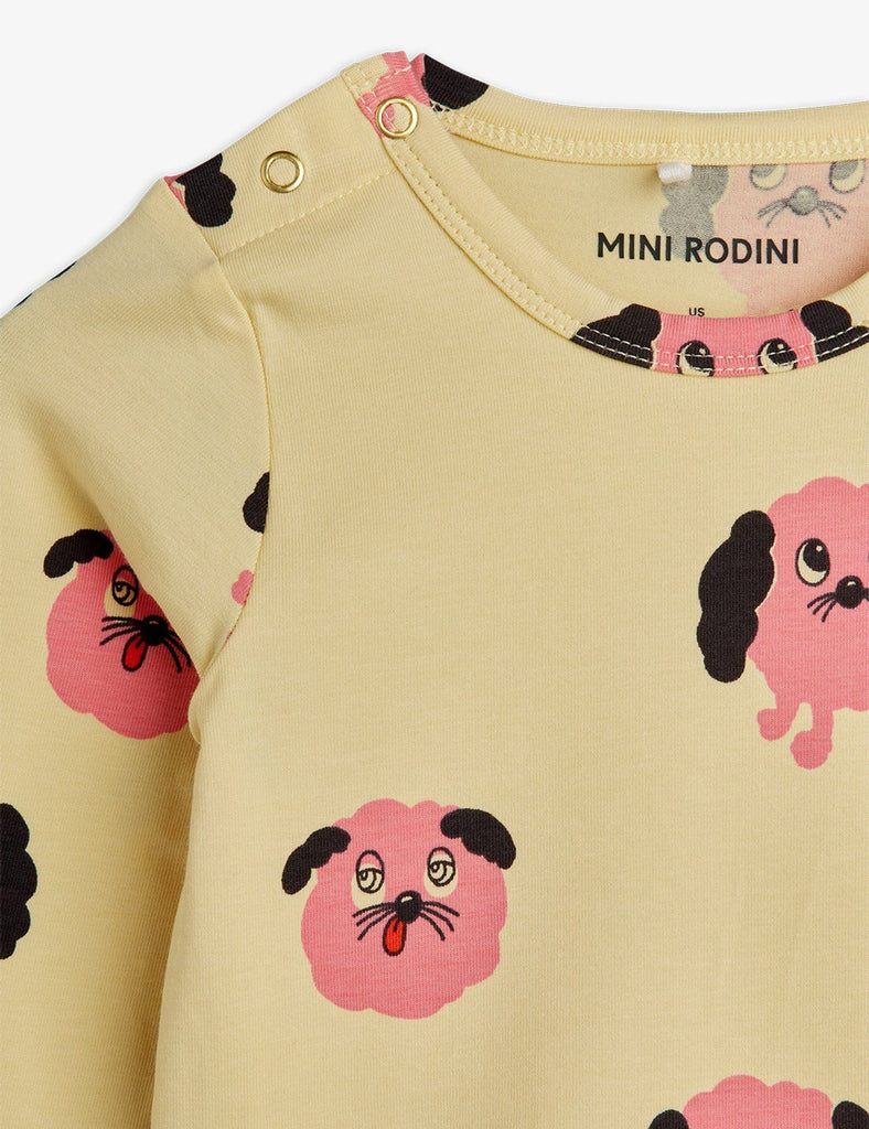 Doggies Baby Set (Yellow) by Mini Rodini