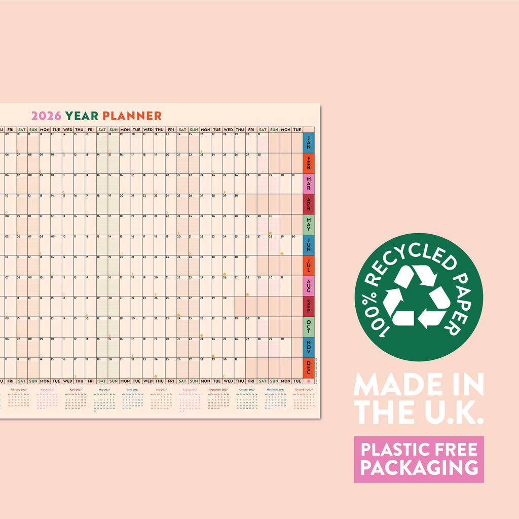 2026 A1 Wall Planner (Grid) by Good Tuesday