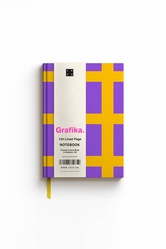 A5 Lined Notebook (Grafika) by 1973