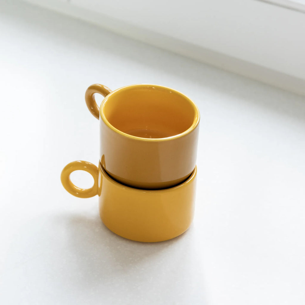 Ocher Chiquito Mugs (Set of 2) by &klevering