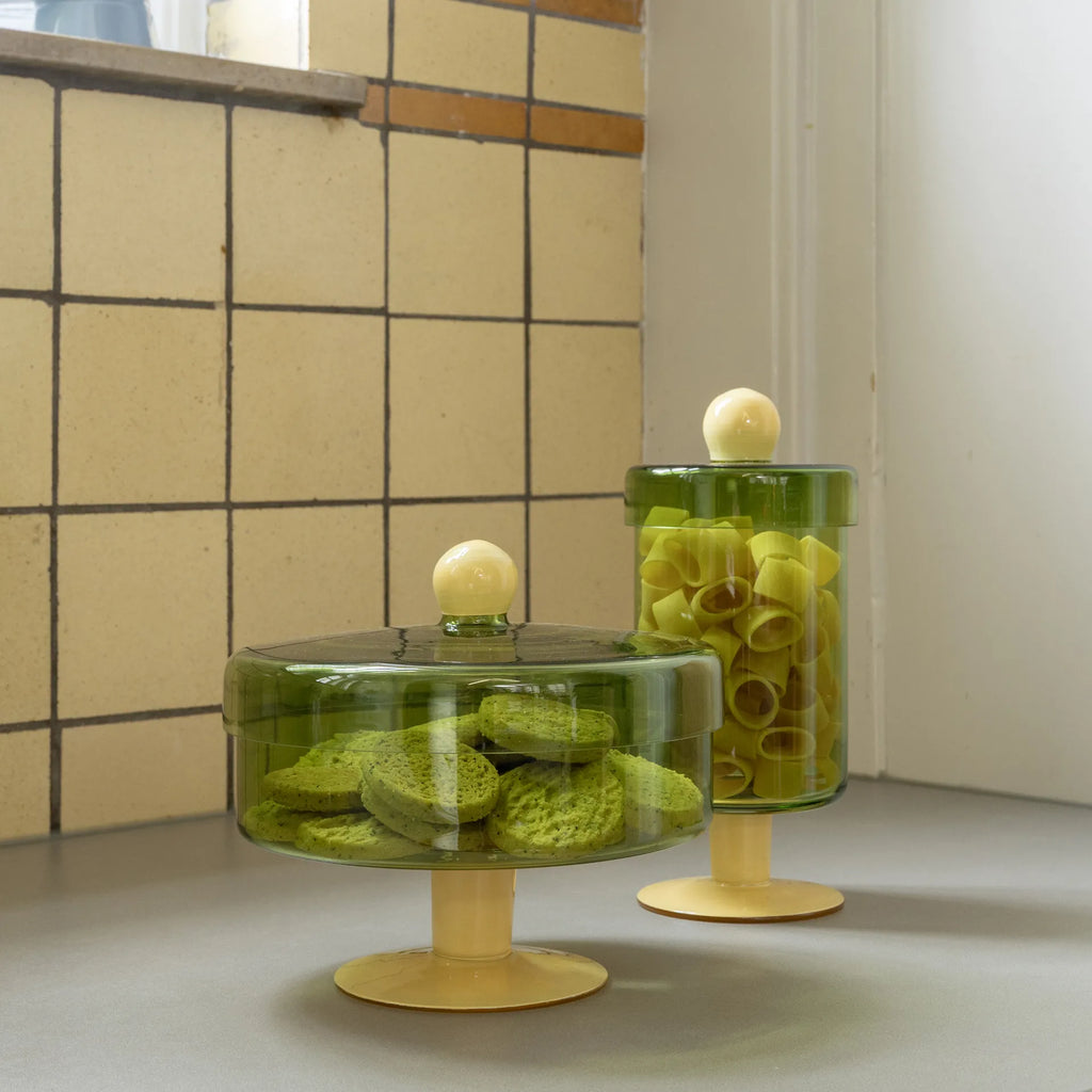 Tall Duo Jar (Green) by &klevering
