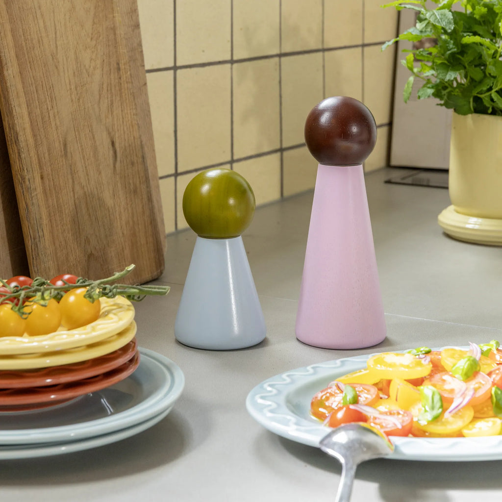 Small Halma Salt & Pepper (Blue) by &klevering