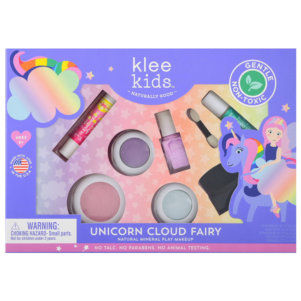Unicorn Cloud Fairy - Klee Kids Deluxe Makeup Kit by Klee Naturals