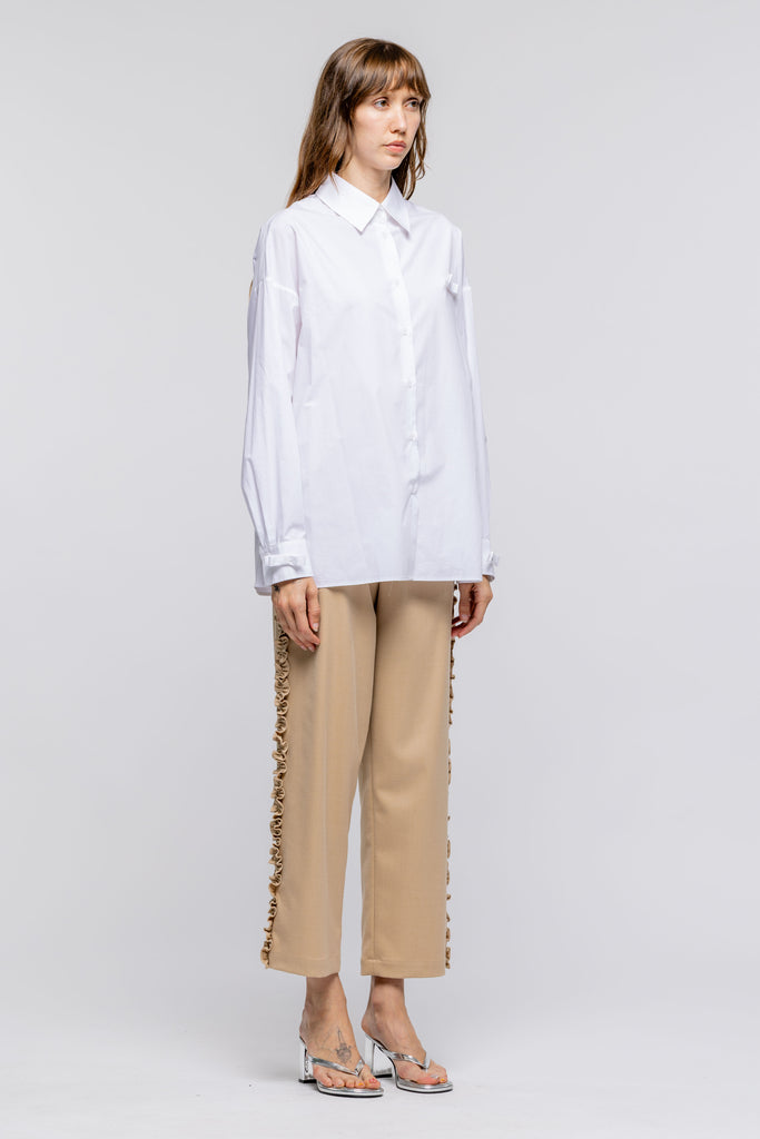 Dali Bow Shirt (White) by Toit Volant