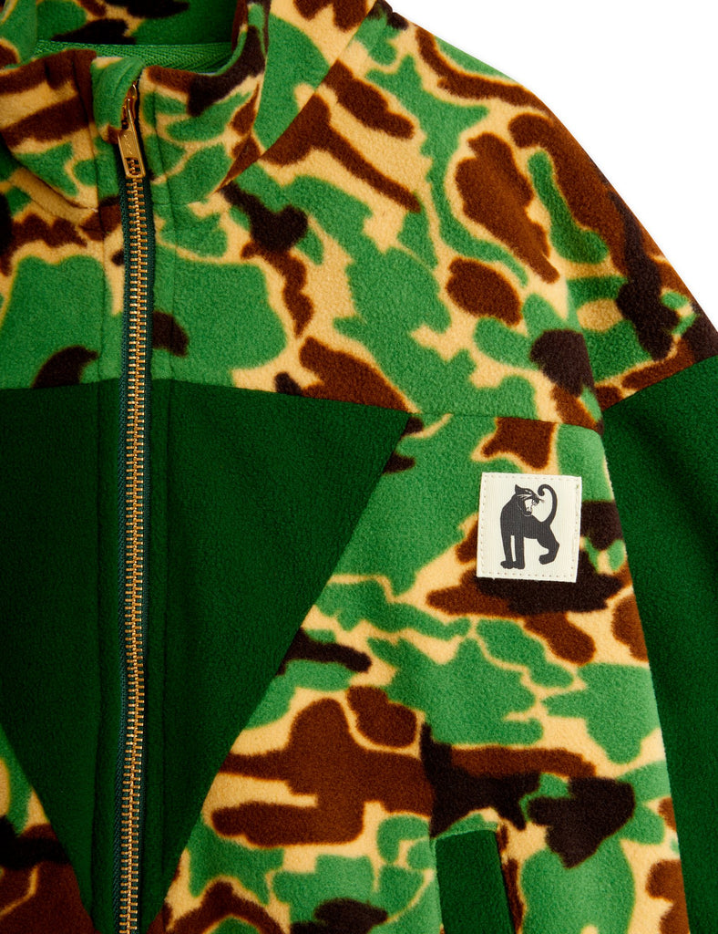 Fleece Camo Jacket by Mini Rodini