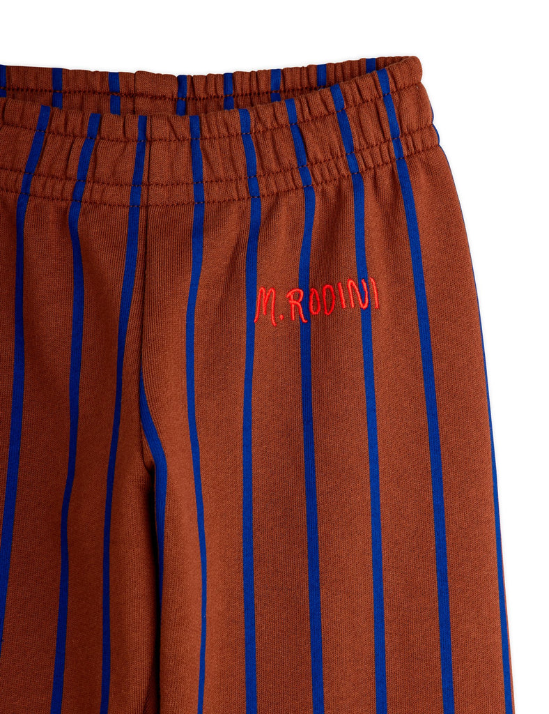 Vertical Stripe Sweatpants by Mini Rodini