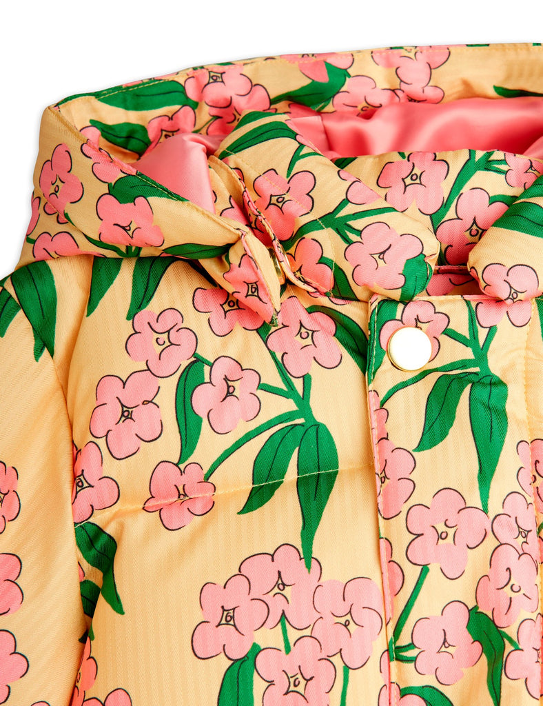 Alpine Flowers Hooded Puffer by Mini Rodini