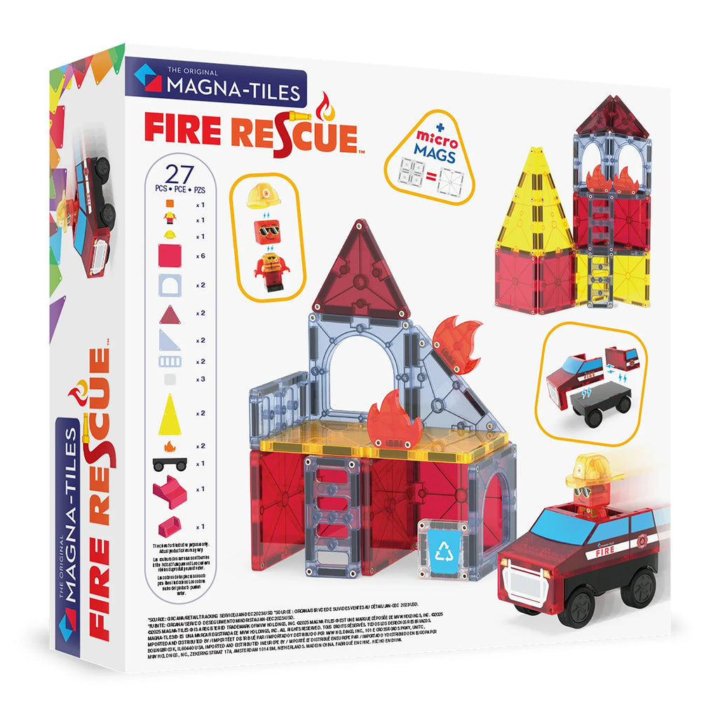Fire Rescue 27-Piece Set by Magna-Tiles