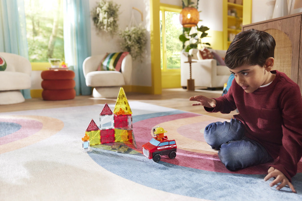Fire Rescue 27-Piece Set by Magna-Tiles