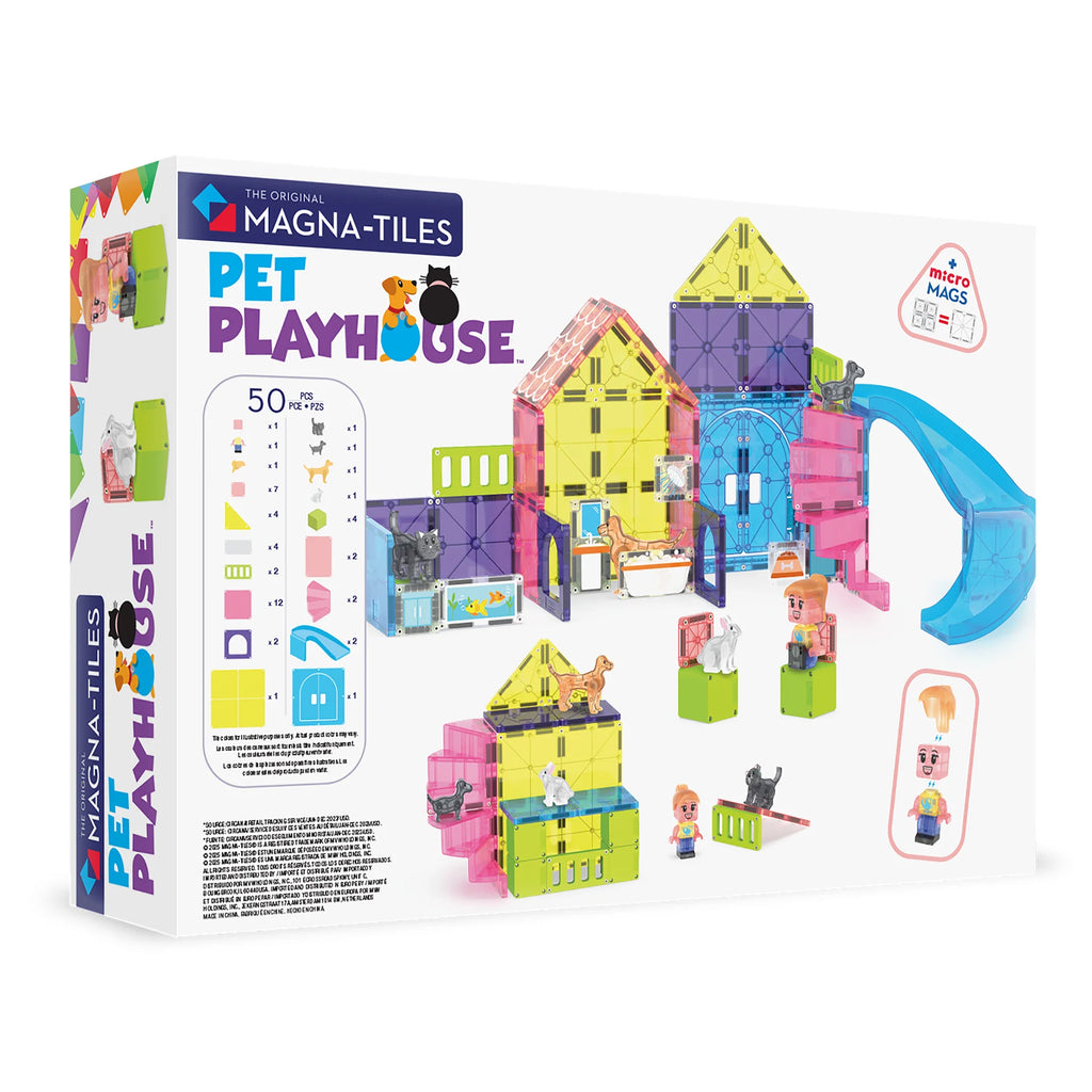 Pet Playhouse 50-Piece Set by Magna-Tiles