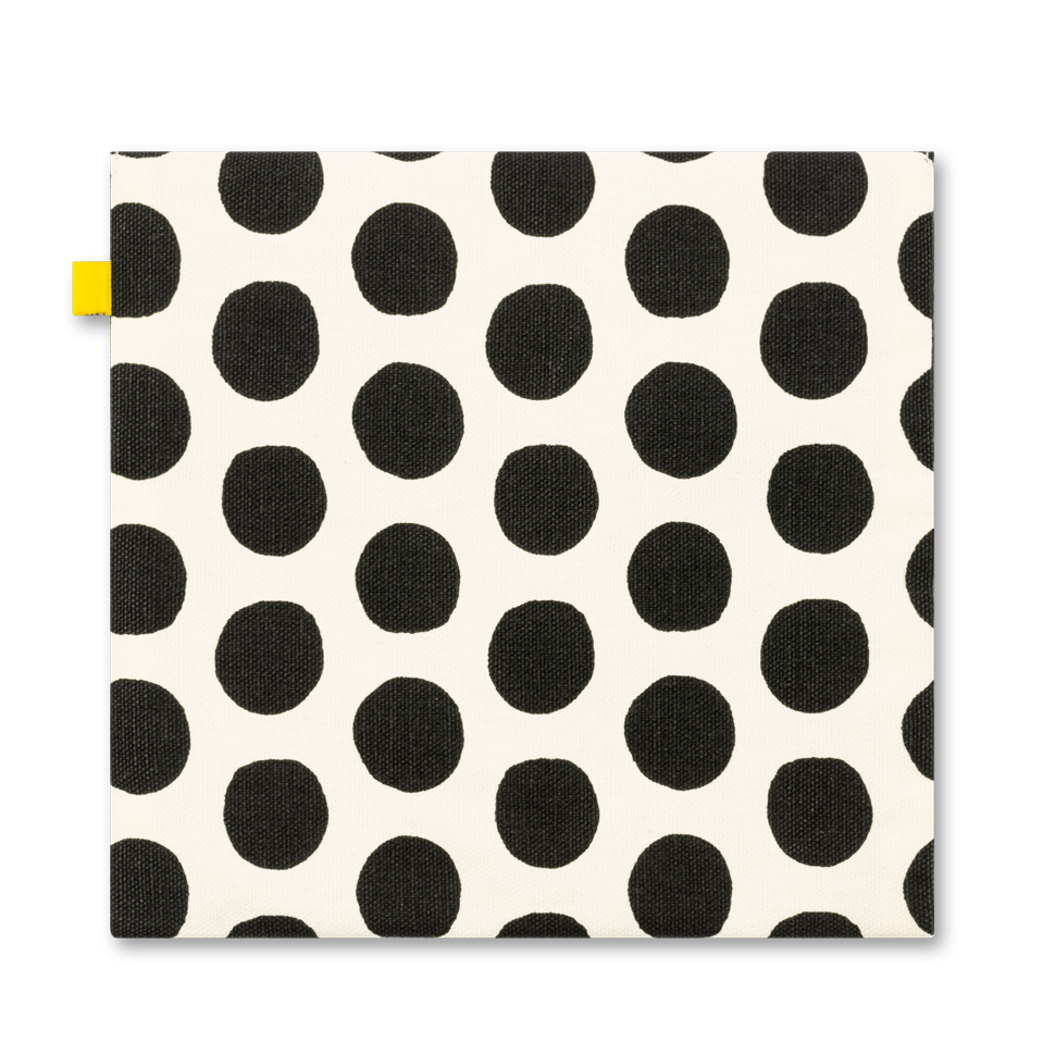 Flip Snack Bag (Dot Black & White) by Fluf