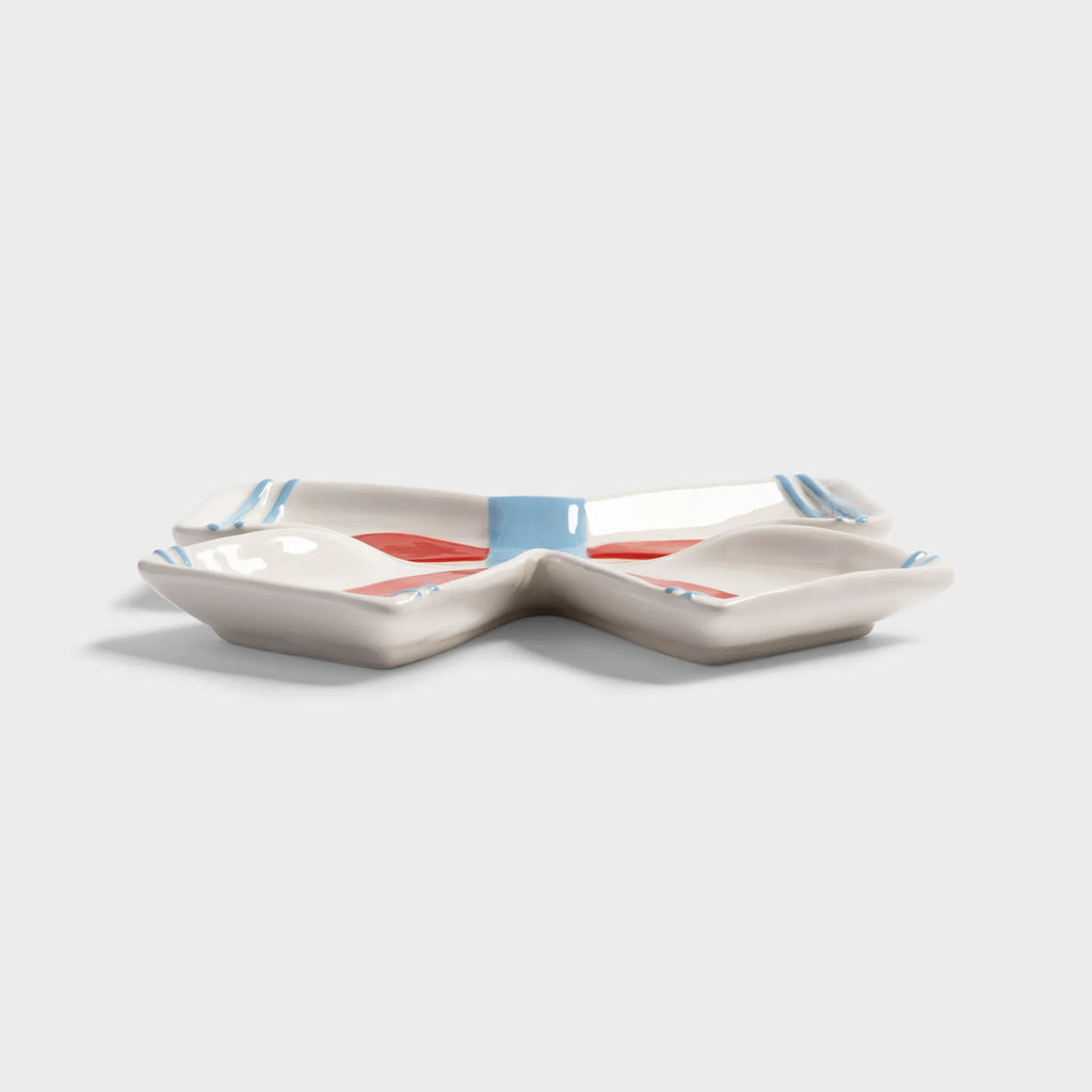 Ribbon Plate (Off White) by &klevering