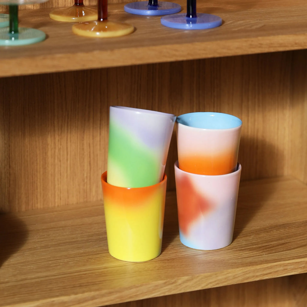 Multicolor Large Mugs (Set of 4) by &klevering