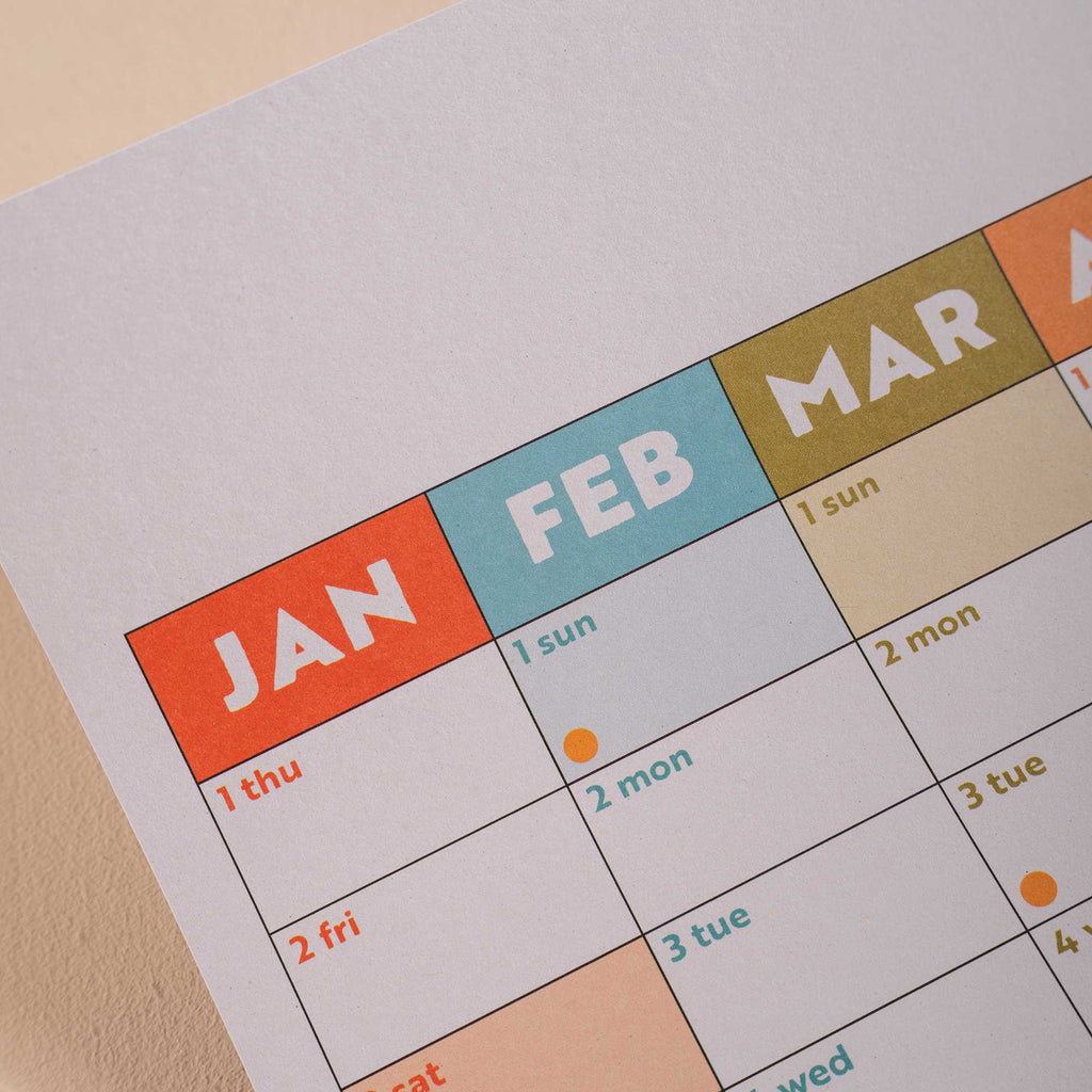 2026 Wall Planner (Portrait) by Good Tuesday