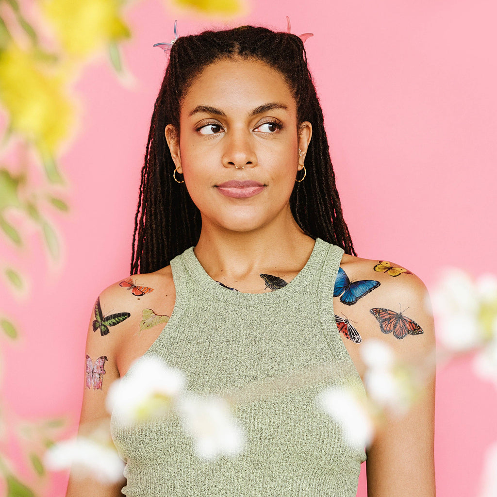 Tiny Butterfly Tattoo Tin by Tattly