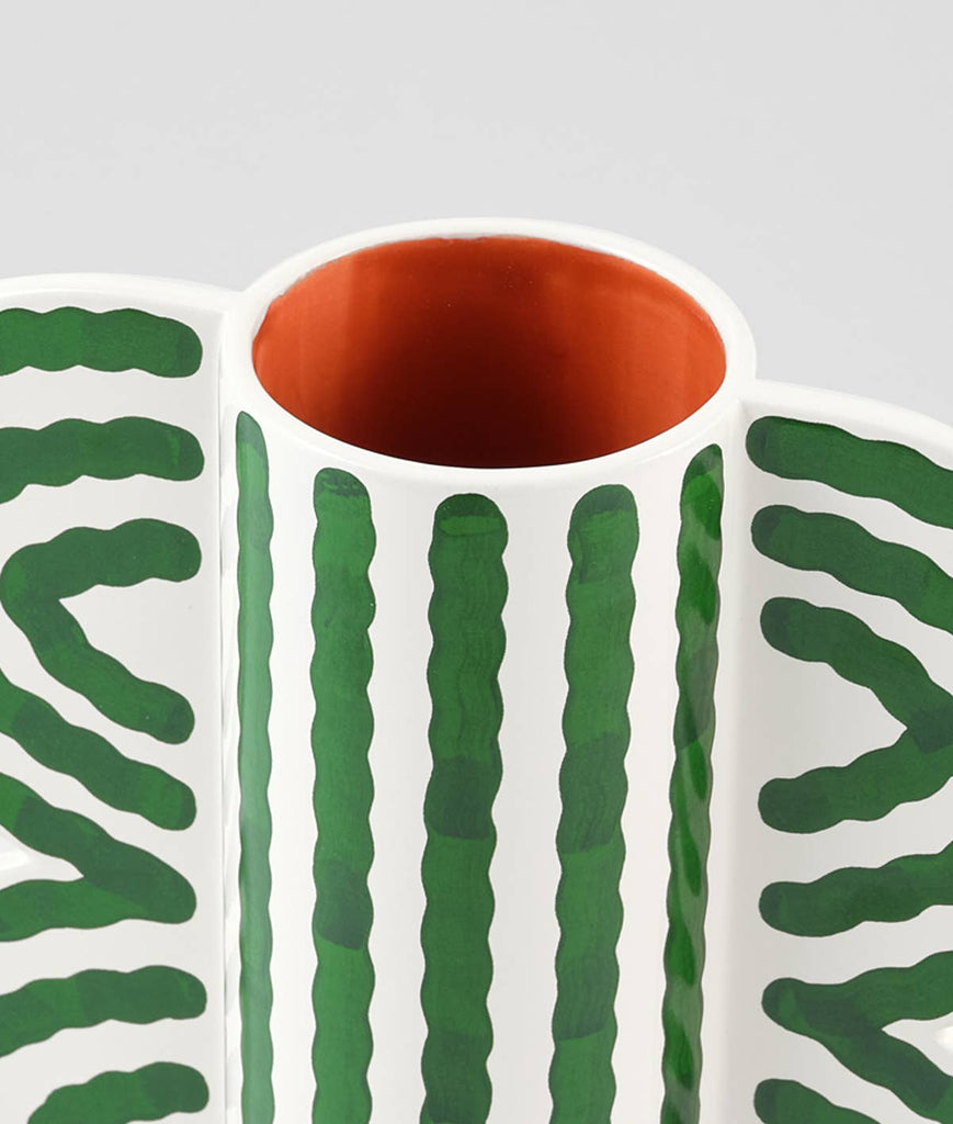 Large Butterfly Vase (Green) by Wrap