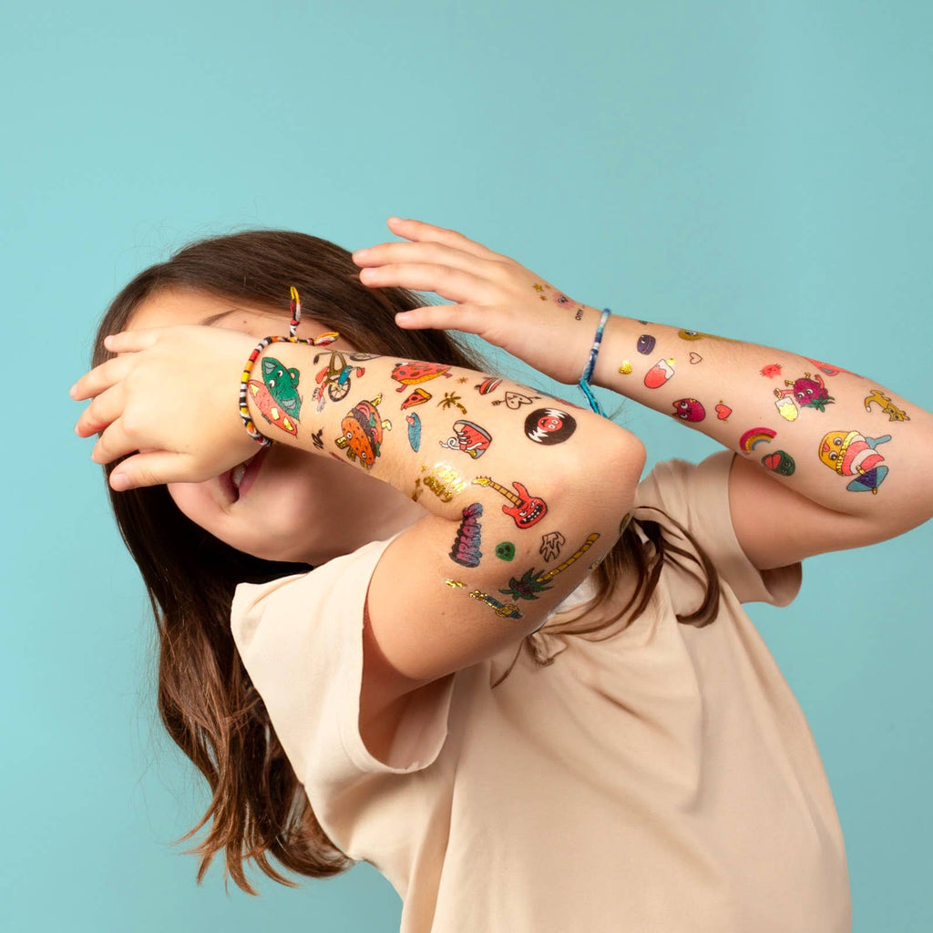 Kids Temporary Tattoos (Dino) by OMY
