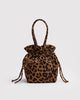 Nylon Drawstring Bag (Leopard) by Baggu