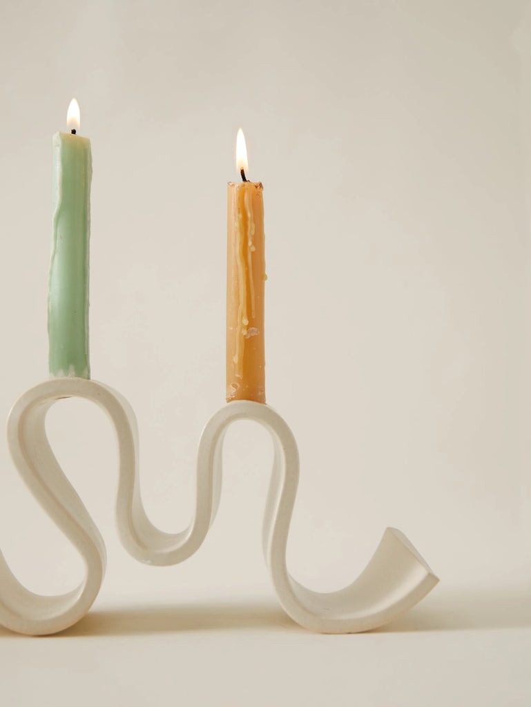 Wyat Candelabra (Cream) by Virginia Sin