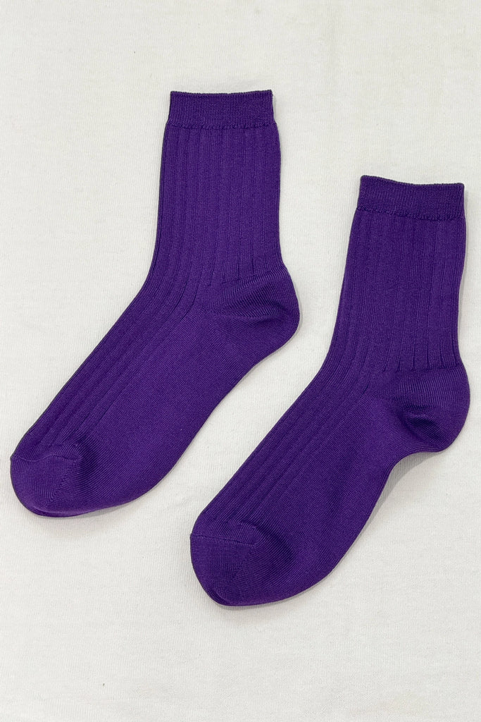 Her Socks (Eggplant)