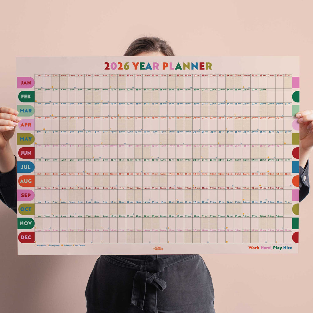 2026 Wall Planner (Arches) by Good Tuesday