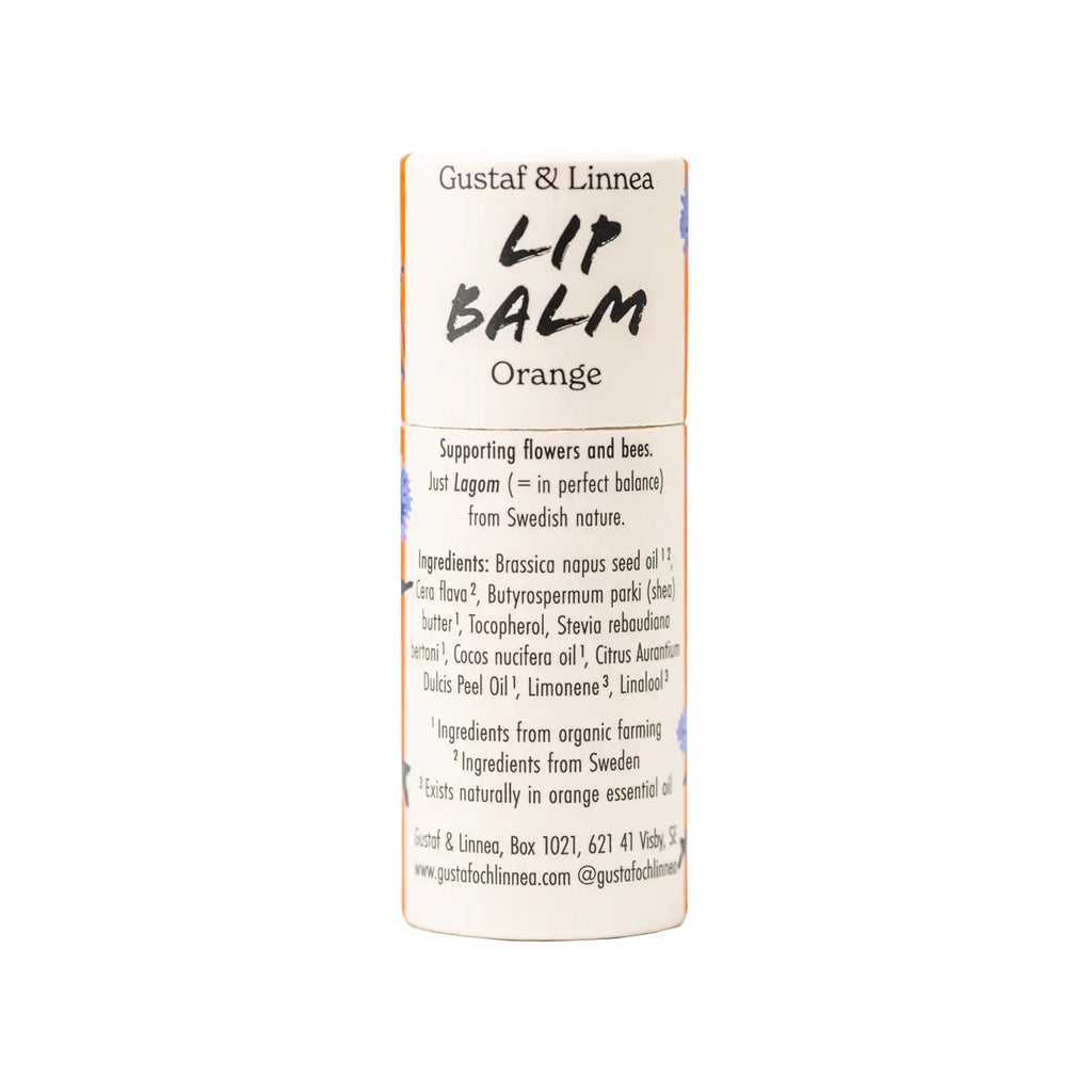 Beeswax Lip Balm (Orange) by Gustaf och Linnea