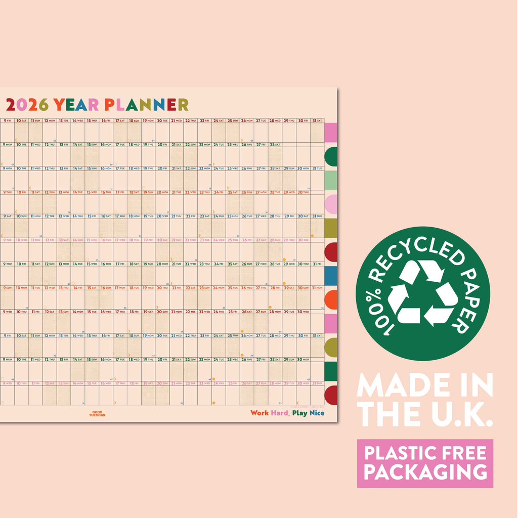 2026 Wall Planner (Arches) by Good Tuesday