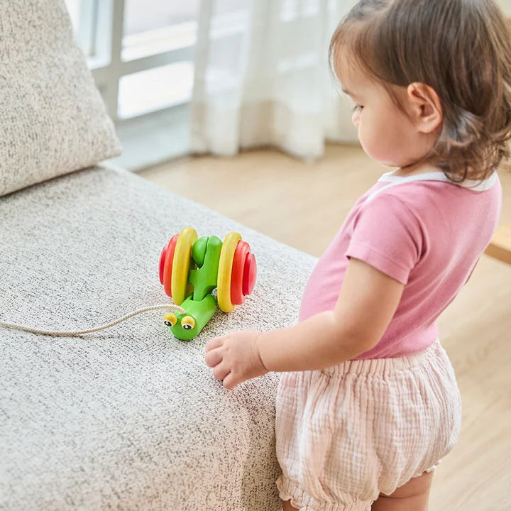 Pull Along Snail by Plan Toys