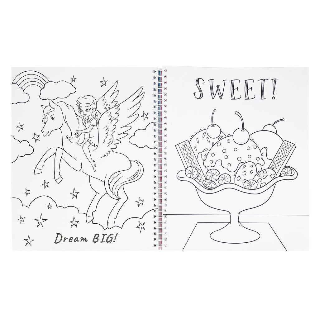 Girl Time! Sticker & Coloring Activity Book by Tinies Books