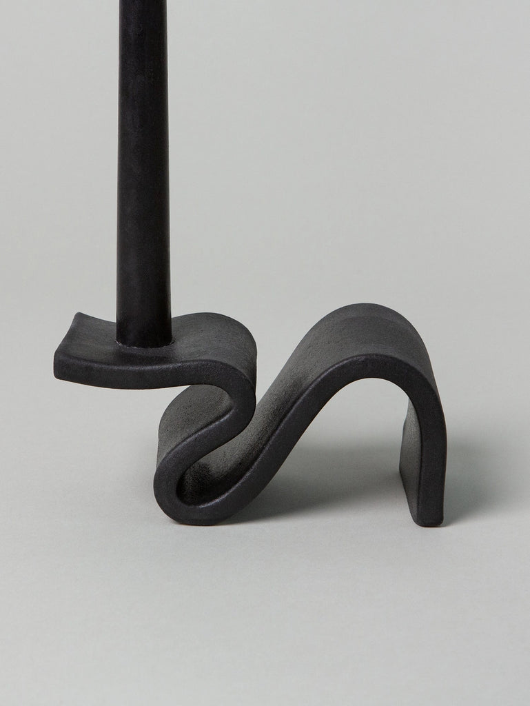 Wei Candlestick Holder (Black) by Virginia Sin