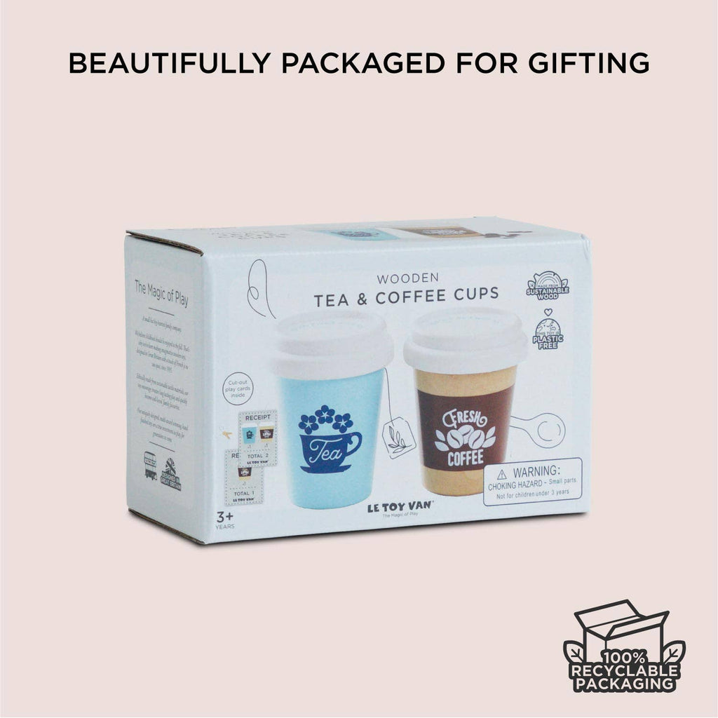 Tea & Coffee Re-Useable Eco Cups by Le Toy Van