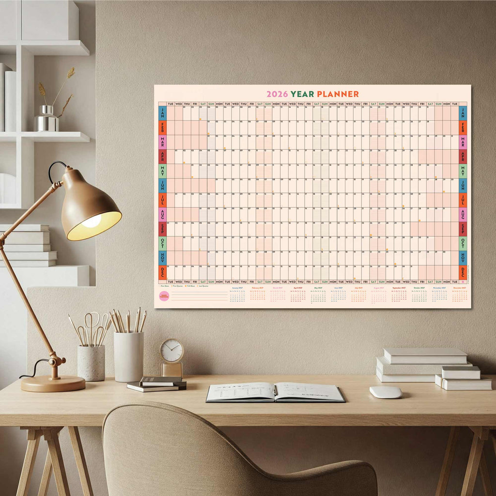2026 A1 Wall Planner (Grid) by Good Tuesday