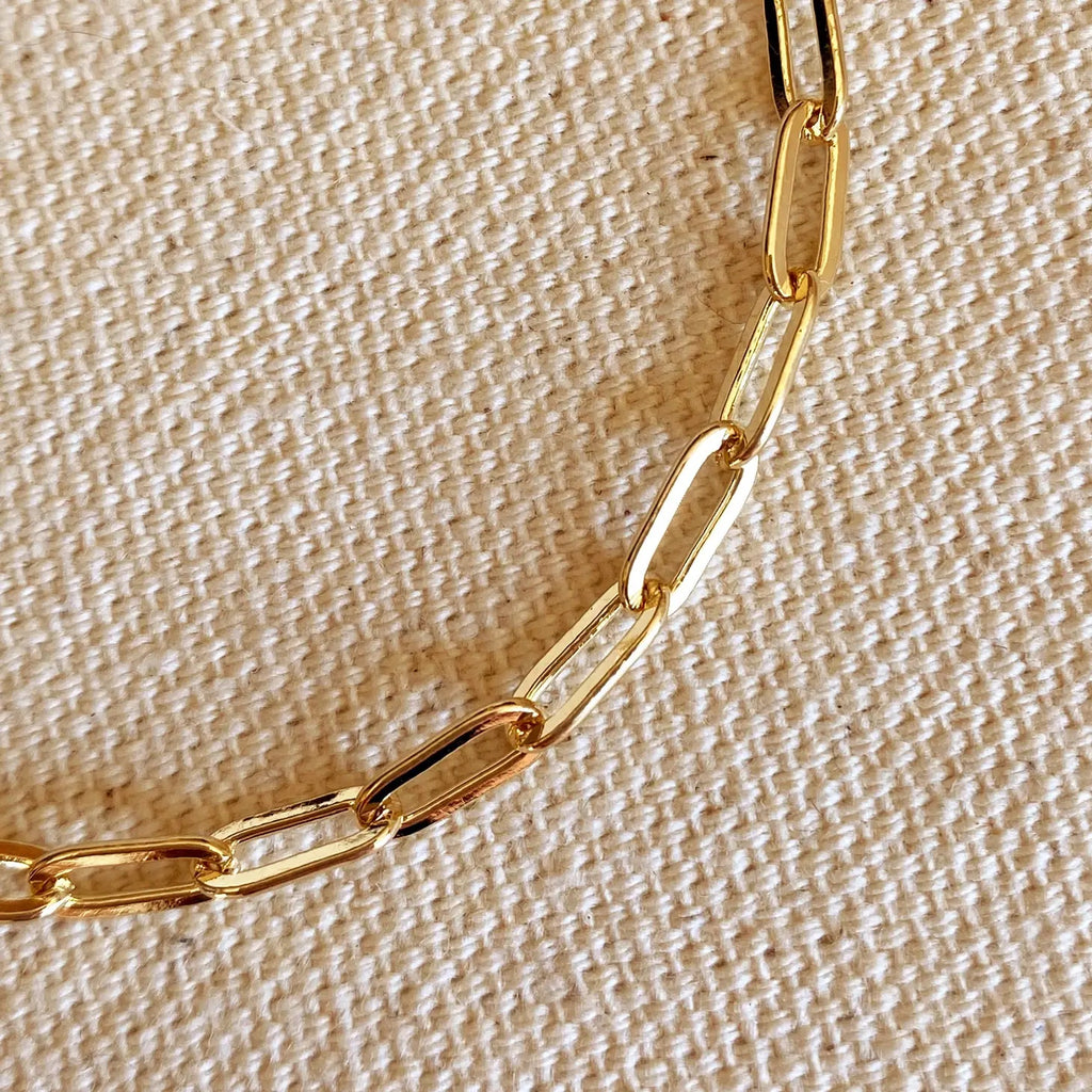 Short Link Paperclip Bracelet (6 inch)