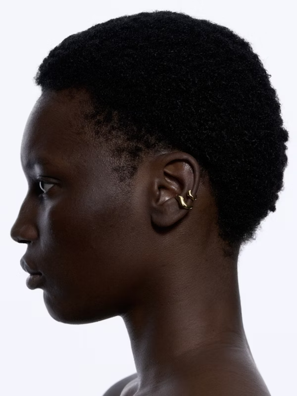 Sagene Ear Cuff (Gold) by Maria Black