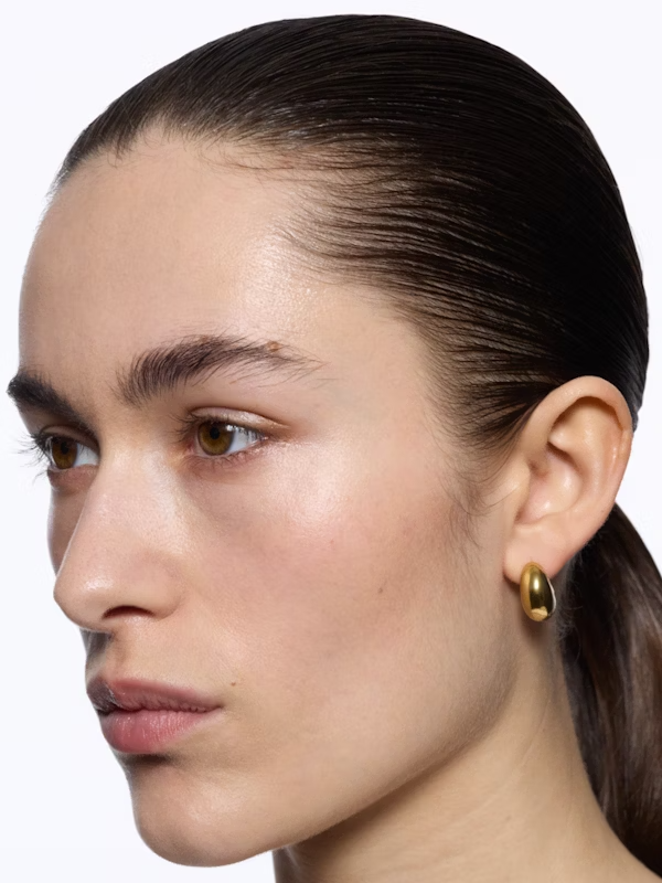 Tryvann Pillow Earrings (Gold) by Maria Black