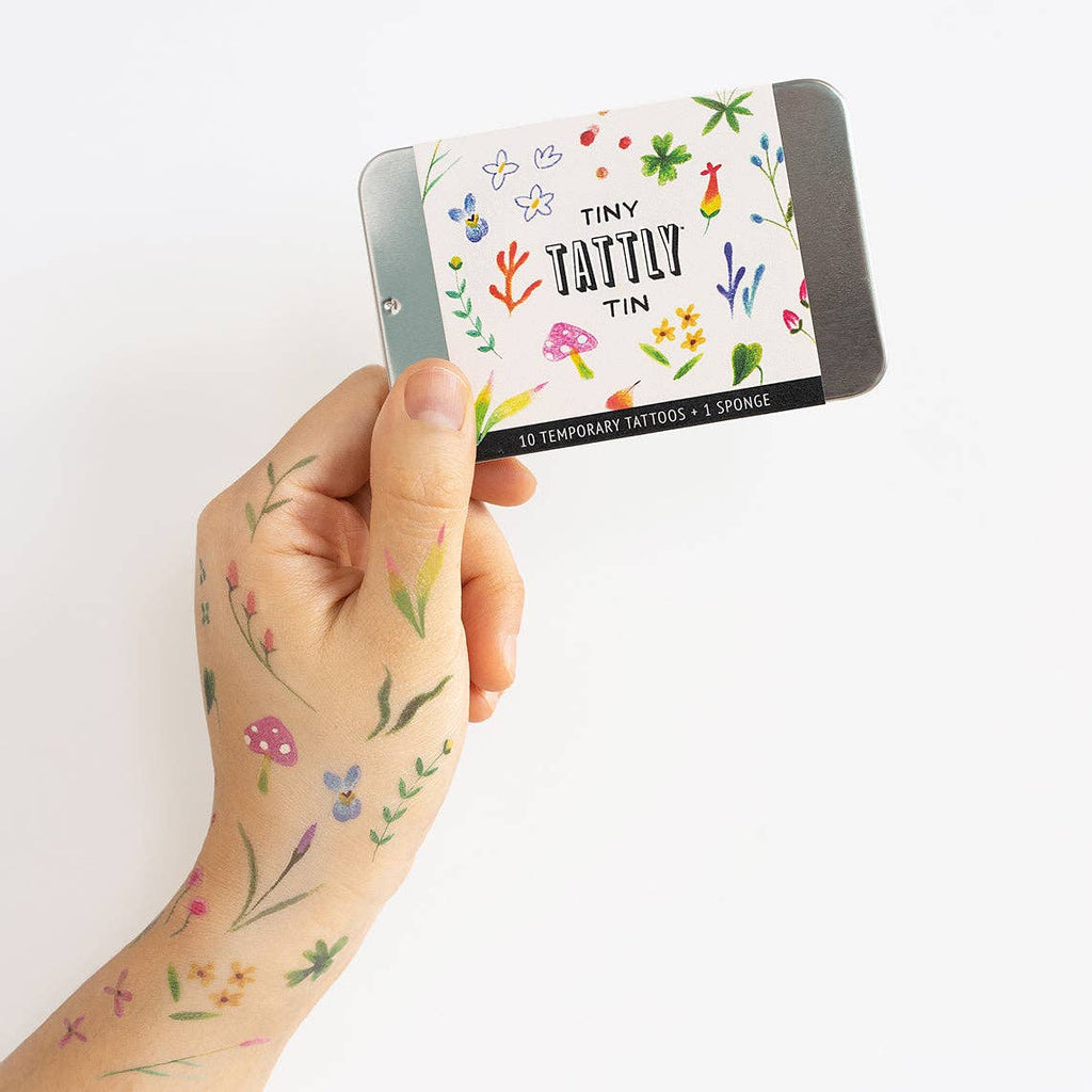 Tiny Imaginary Garden Tattoo Tin by Tattly
