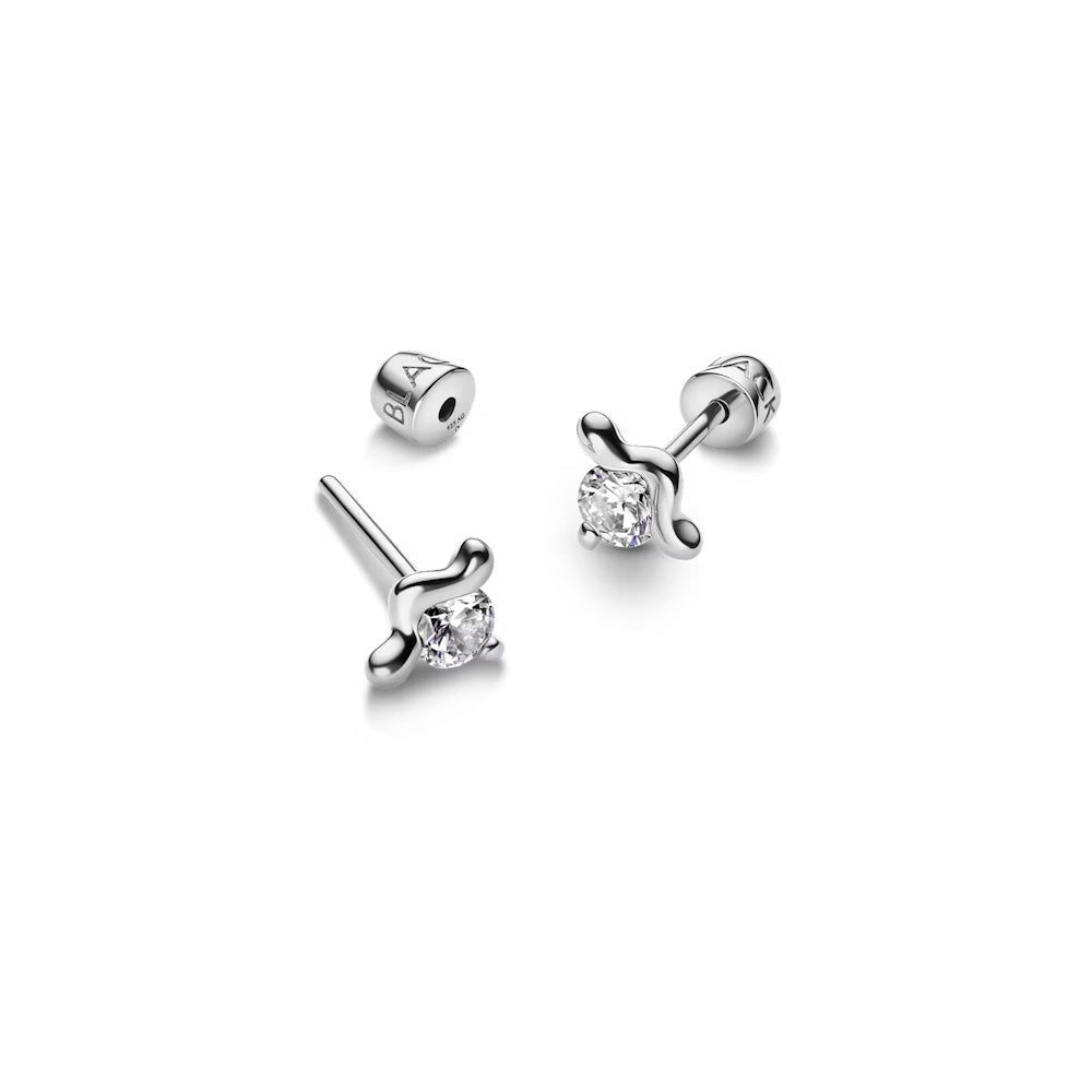 XSmall Silver Arctic Stud (Single) by Maria Black