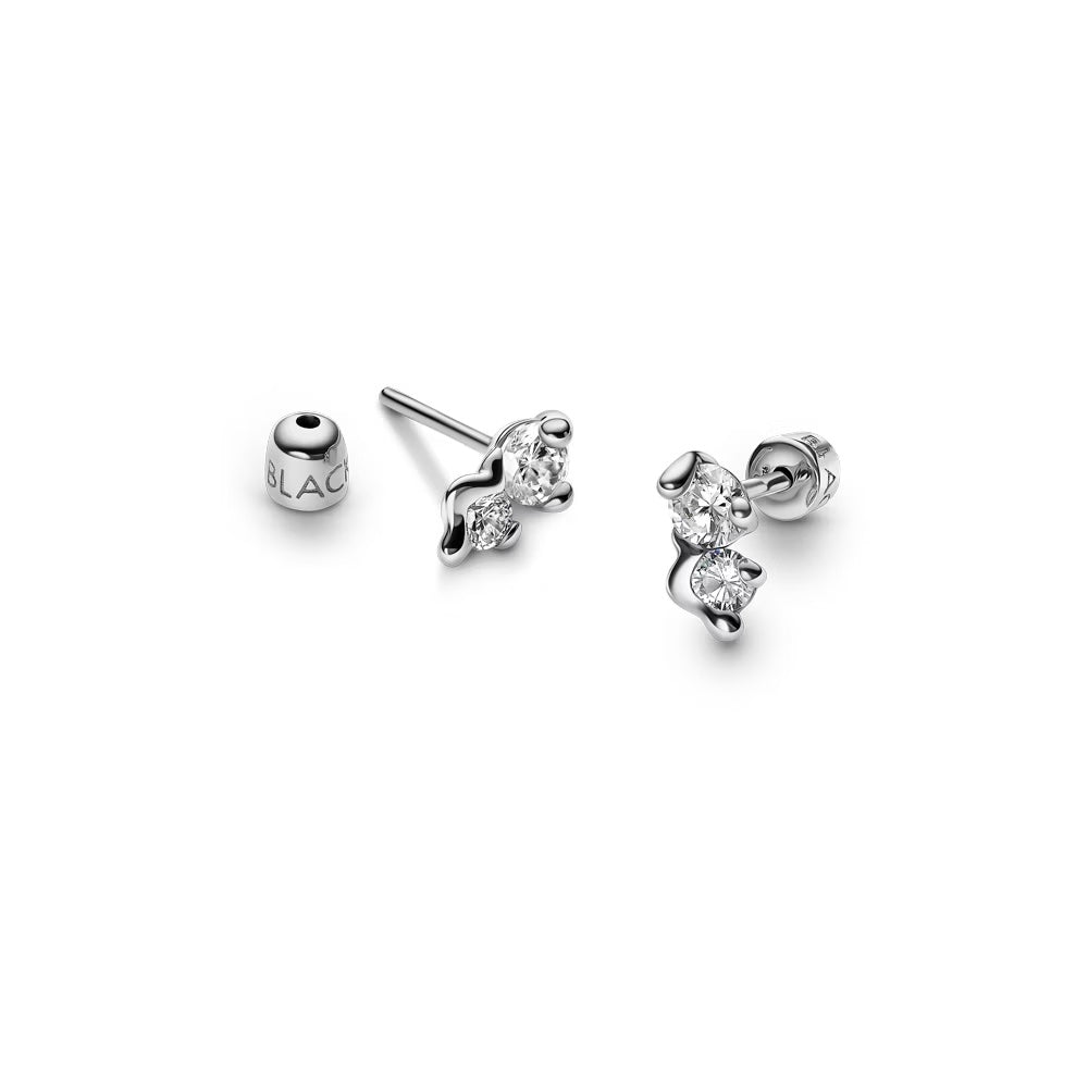 Small Silver Arctic Studs by Maria Black