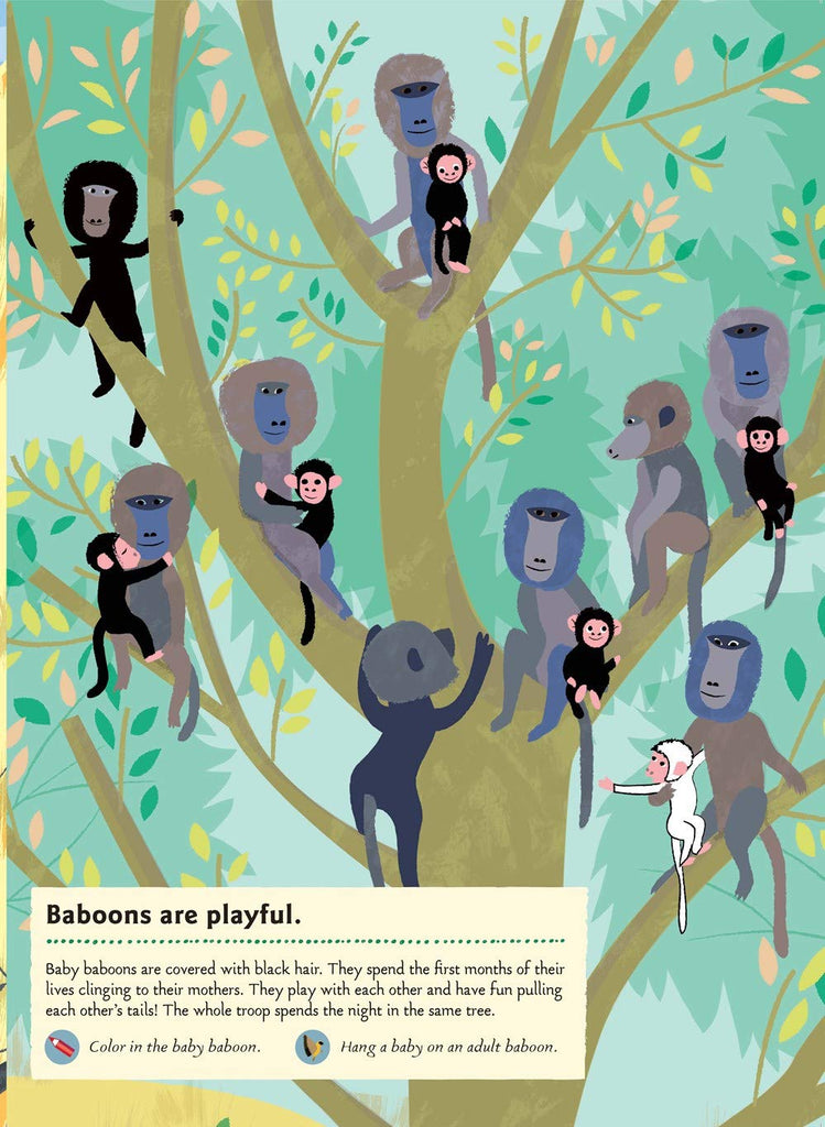 My Nature Sticker Activity Book (Animals of the Savanna)