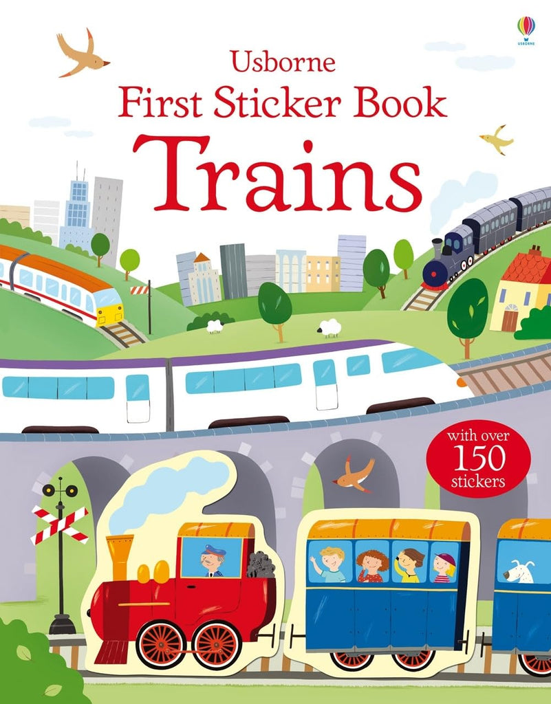 First Sticker Book: Trains by Tinies Books