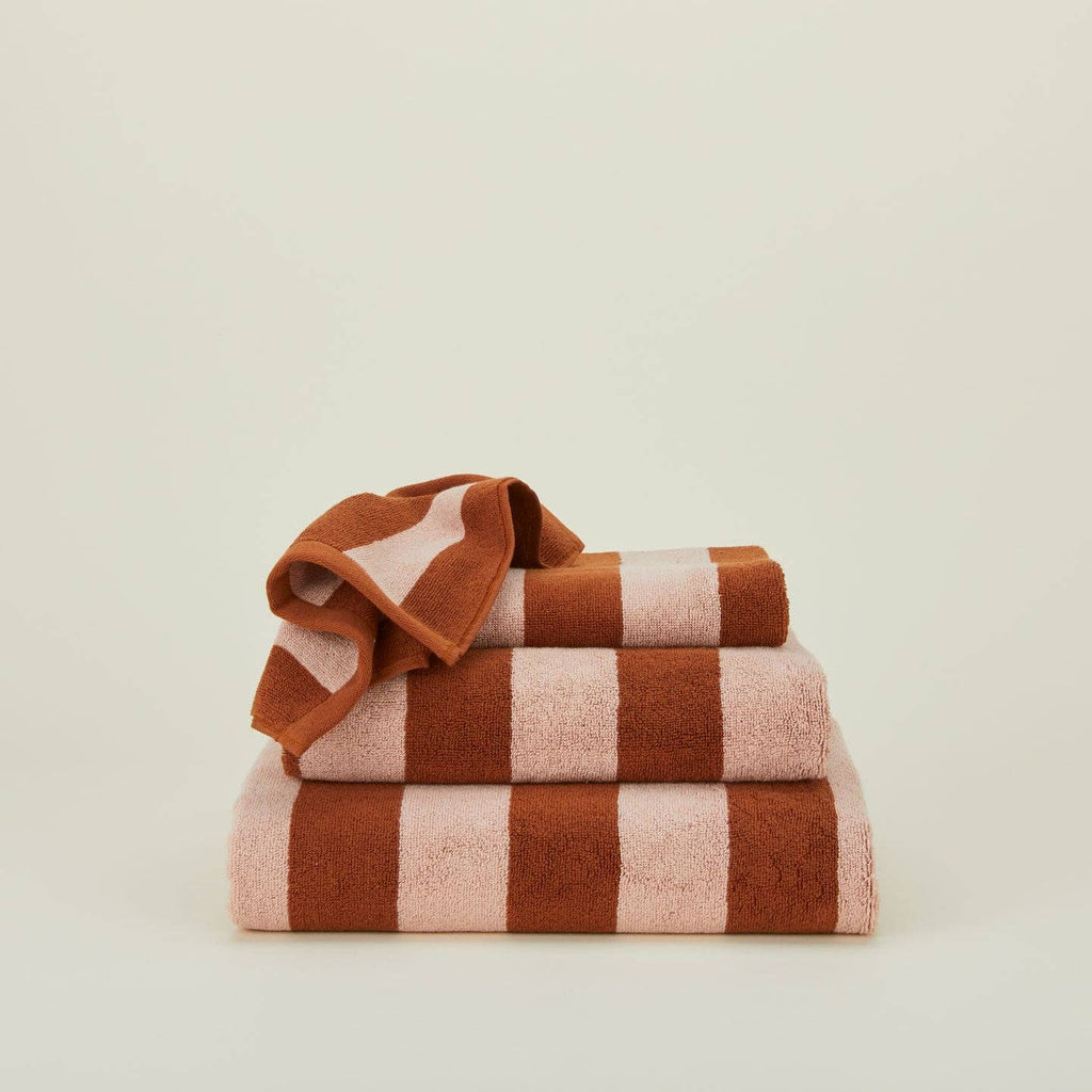 Bath Towel (Blush/Terracotta) by Hawkins New York