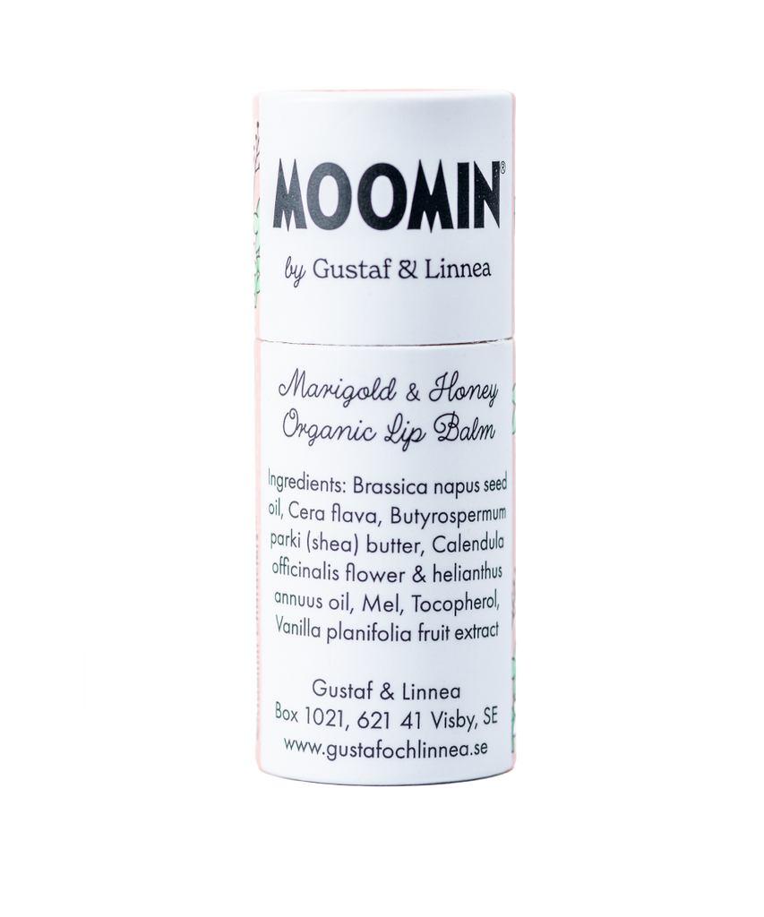 Moomin Beeswax Lip Balm (Marigold & Honey) by Gustaf och Linnea